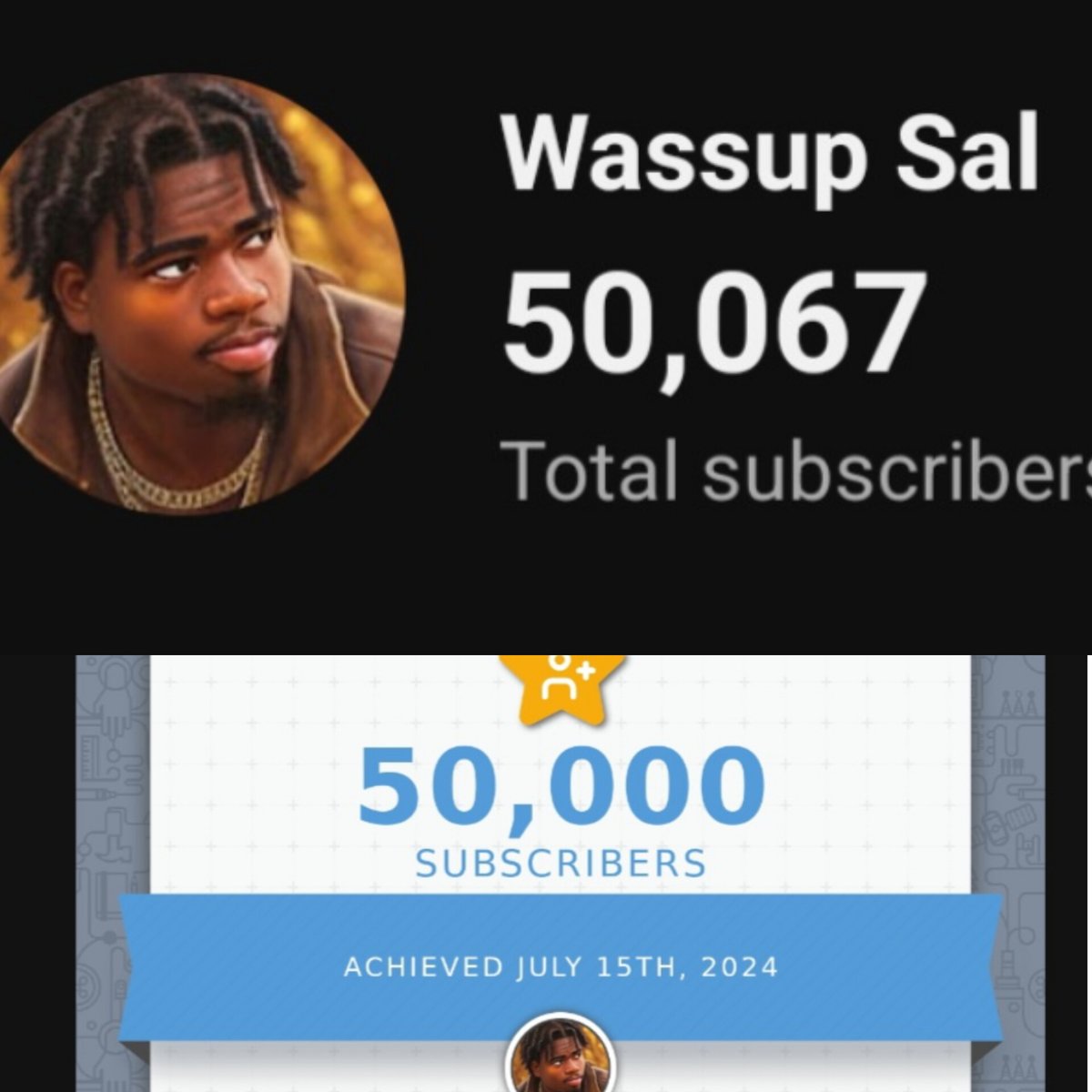 WassupSaL_'s tweet photo. Thankful to hit 50K, and all the homies that have shown love!🙏🏾 🤍 https://t.co/Wu4Kzc6GaJ