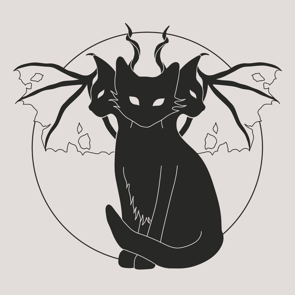 cedarartistree's tweet photo. bat cat. created on procreate. 
.
#art #artist #artoftheday #witch #witchy #witchyvibes #witchaesthetic #witchythings #witchyaesthetic #cat #catdrawing #bat #batdrawing #spooky #spookyart #halloween #EM120 https://t.co/zKp3mH0u7y