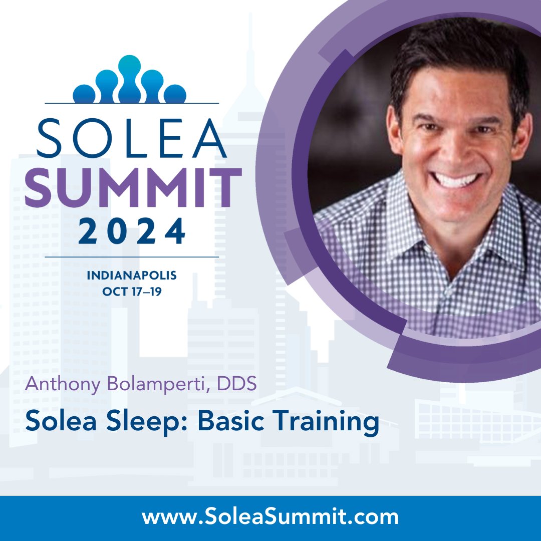 SoleaSleep's tweet photo. #SoleaSummit2024 Course Spotlight: Solea Sleep: Basic Training

Presented by Anthony Bolamperti, DDS

Learn more and register: https://t.co/dIW7GMUS6Q

#solea #solealaser #teamsolea #soleanation #laserdentistry #soleasummit #soleasleep https://t.co/sJMTqop9is