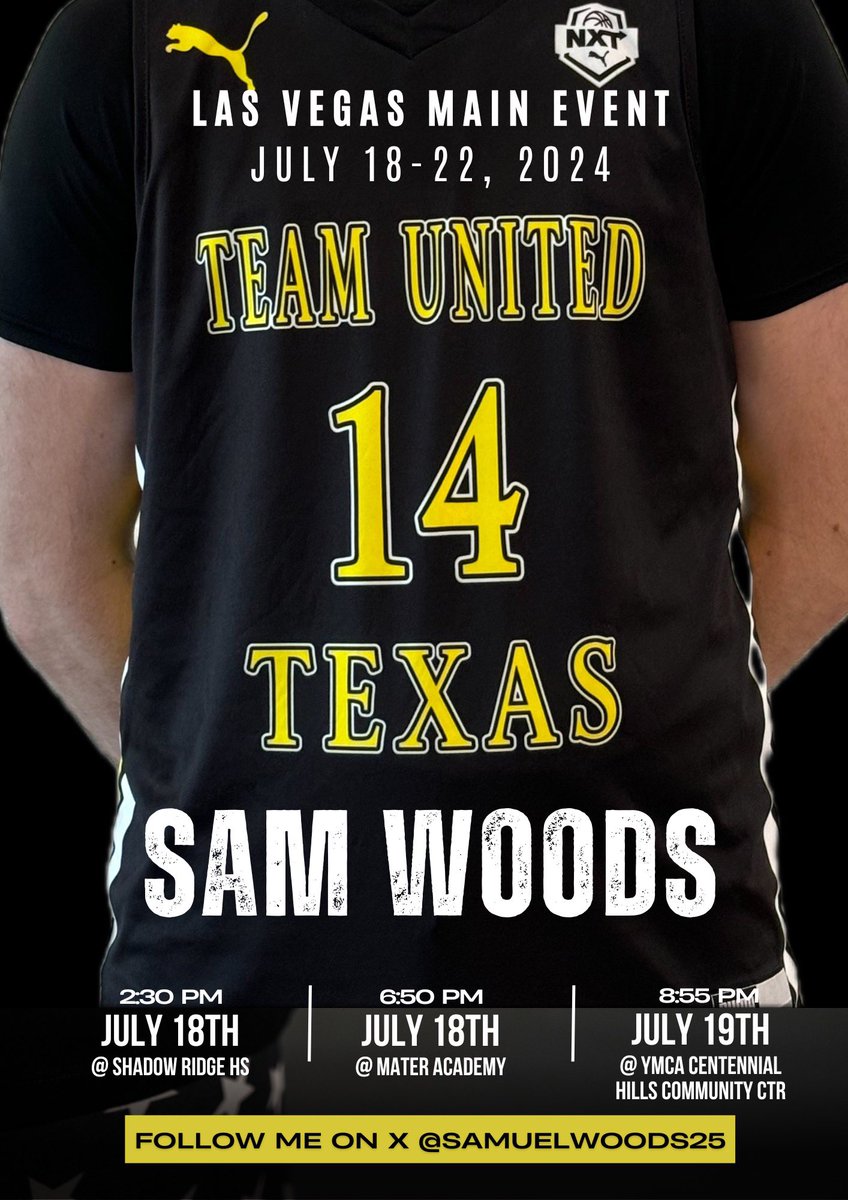 Tournament In Las Vegas this week. More times to follow after pool play. <a href="/MikeMailhot21/">Michael Mailhot</a> <a href="/tysboogie21/">Tyson Wheeler</a> <a href="/mmartinbrown/">Mike Martin</a> <a href="/JoeMihalich/">Joe Mihalich aka Dad</a> <a href="/natgraham42/">Nat Graham</a>
<a href="/coachrickncsa/">CoachRick</a> <a href="/ErvinLavette/">Lavette Ervin</a>
<a href="/CoachHellstrom/">Johannes Hellström</a> <a href="/_CoachLiv_44/">Trey Livingston 🏀</a> <a href="/MikeyHowell23/">Mikey Howell</a> <a href="/JackFrost_III/">Jack Frost</a> <a href="/CoachAllard/">Clint Allard</a>