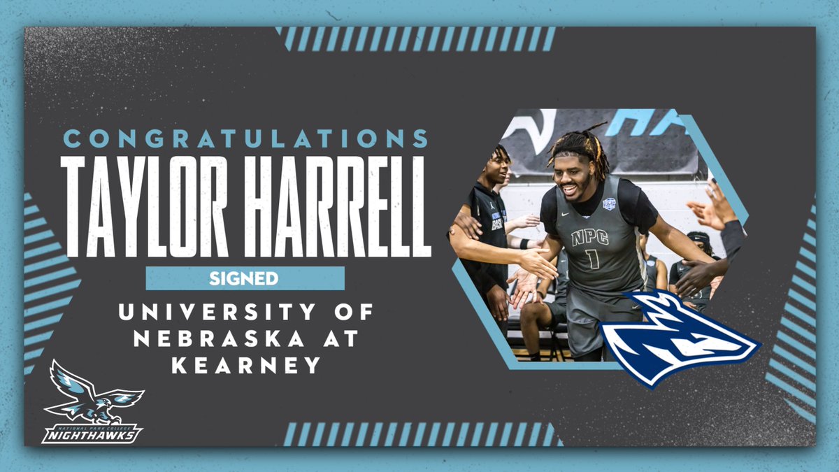 Nighthawk Taylor Harrell has signed to play men's basketball with University of Nebraska at Kearney! Congratulations, Taylor! #NPCHawks #NJCAA #ThisIsNPC