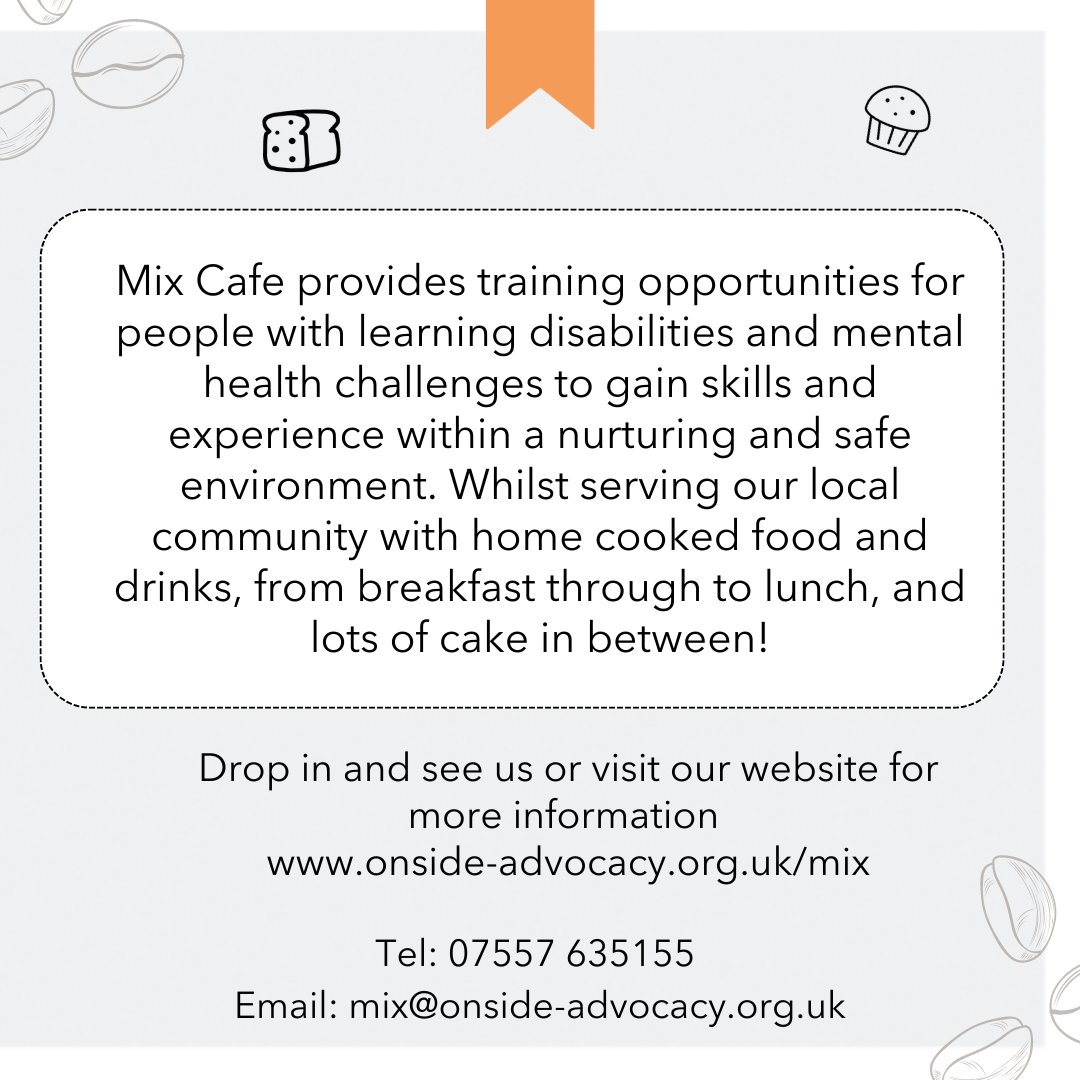 OnsideAdvocacy's tweet image. Mix Cafe will be at the splendid Worcester Show on Sunday 11th August!  We'll be offering all your favourite baked goodies and refreshing hot and cold drinks in the Community Marquee. Drop by and bag yourself some home-baked treats. #worcestershow #onside #mixcafe #bakedgoodies