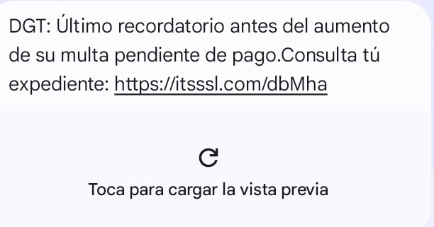 PuertoLocal092's tweet photo. Sigue la oleada de SMS, de la supuesta denuncia que tienes pendiente en la @DGTes recuerda que es un fraude y no pinches ningún enlace, borralo directamente. Es muy conveniente que avises también a tus mayores 😉 
#PolicíaLocal #CercaDeTi https://t.co/dB3h7Ax6Gn