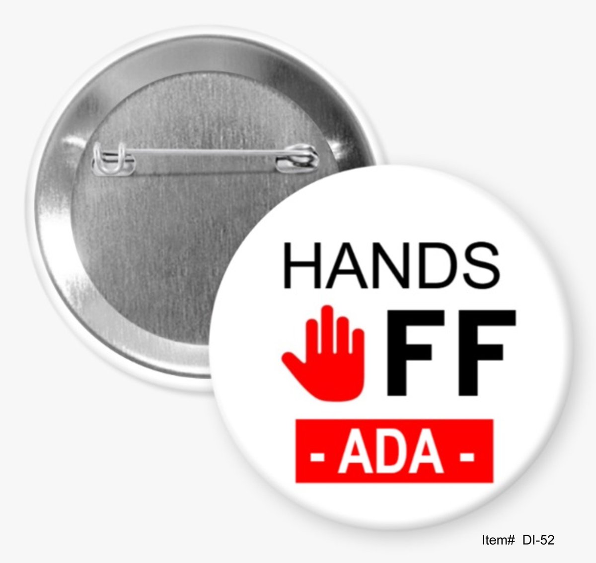 I finally finished my "Disability Rights" Buttons in Hommel's Buttons.  Support our disabled community with one of these buttons. Here are four of them.

Here is the link to all of the "Disability Rights" Buttons:  hommelsbuttons.com/disability-but…
