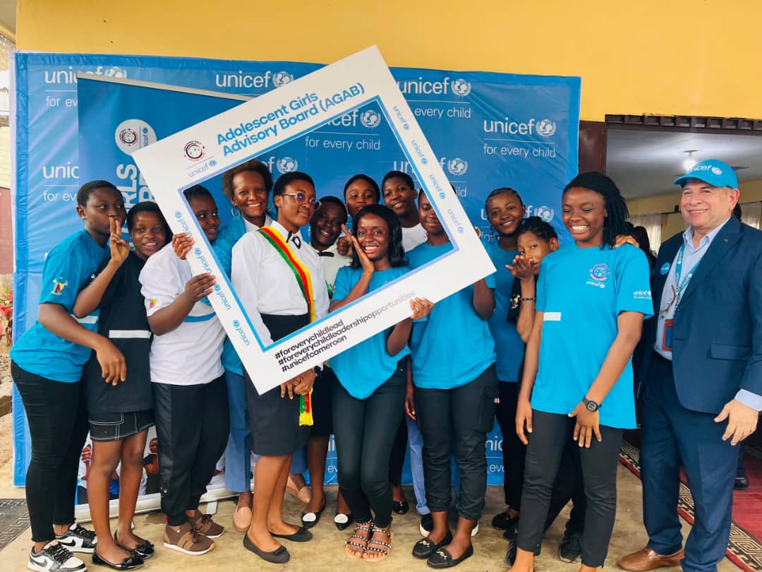 unicefcameroon's tweet image. @unicefcameroon  has officially launched the Adolescent Girls Advisory Board (AGAB) in Buea. The event provided a platform for #AGAB Ambassadors to showcase their leadership, advocacy, and respect—core values instilled in them over the past year. #ForEveryChild, leadership.