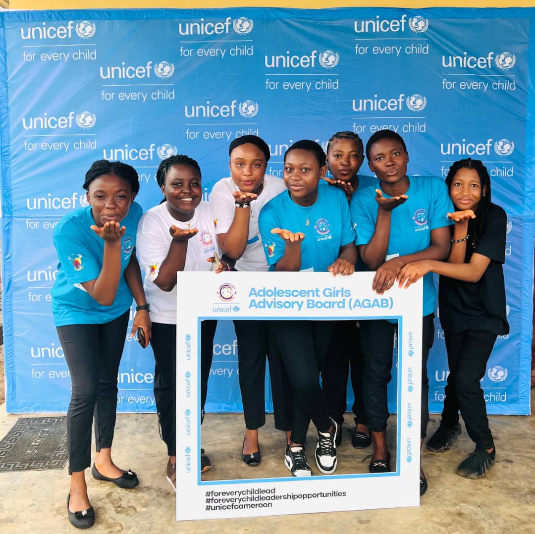 unicefcameroon's tweet image. @unicefcameroon  has officially launched the Adolescent Girls Advisory Board (AGAB) in Buea. The event provided a platform for #AGAB Ambassadors to showcase their leadership, advocacy, and respect—core values instilled in them over the past year. #ForEveryChild, leadership.