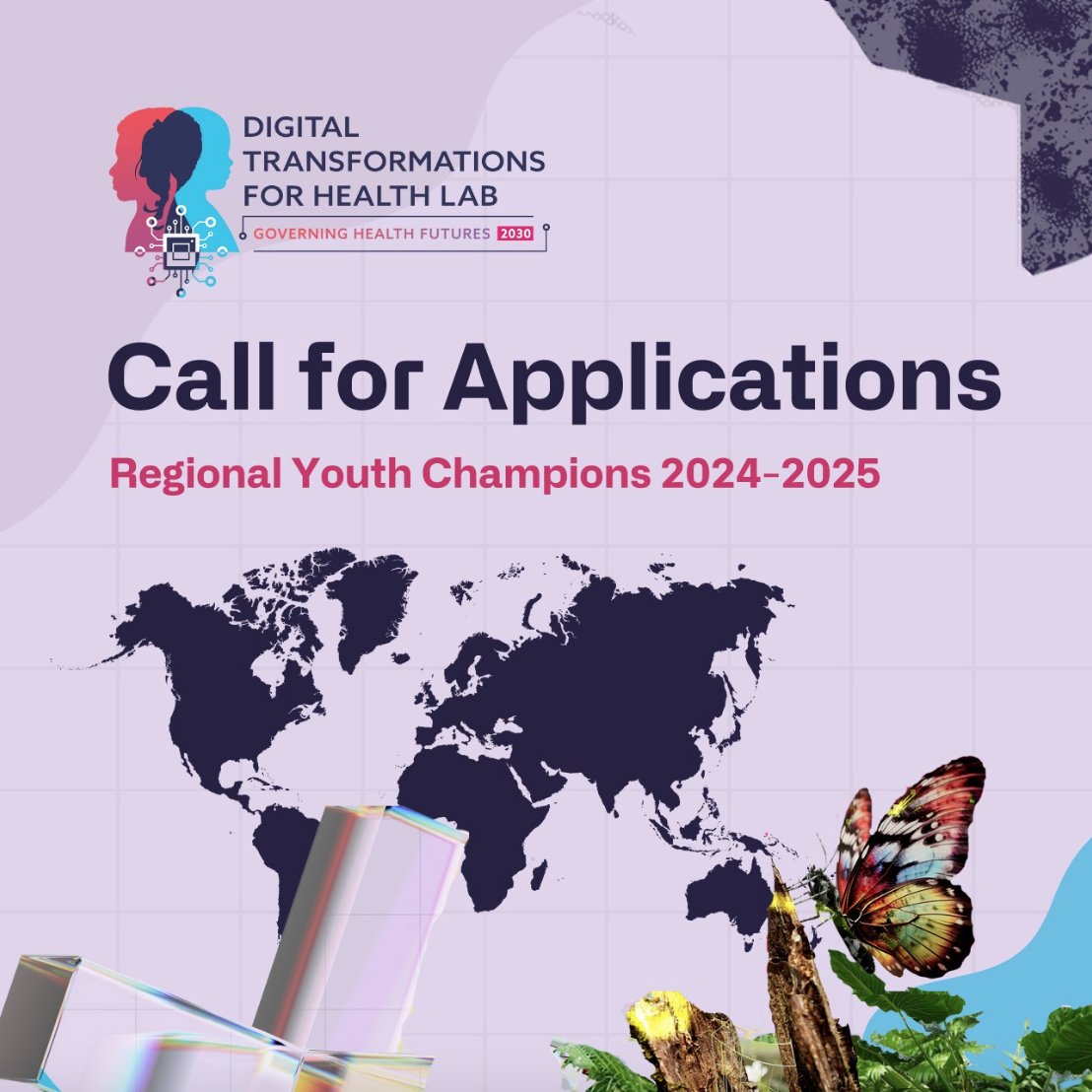 🚨 CALL FOR APPLICATIONS 🚨

Join the #DTHLab as a Regional Youth Champion! 🌍 We’re looking for young leaders (18-30) to drive digital health transformations. Monthly stipend: $200.

🔗 Apply Now: shorturl.at/FShsl

#DigitalHealth #YouthChampions #GlobalHealthGovernance