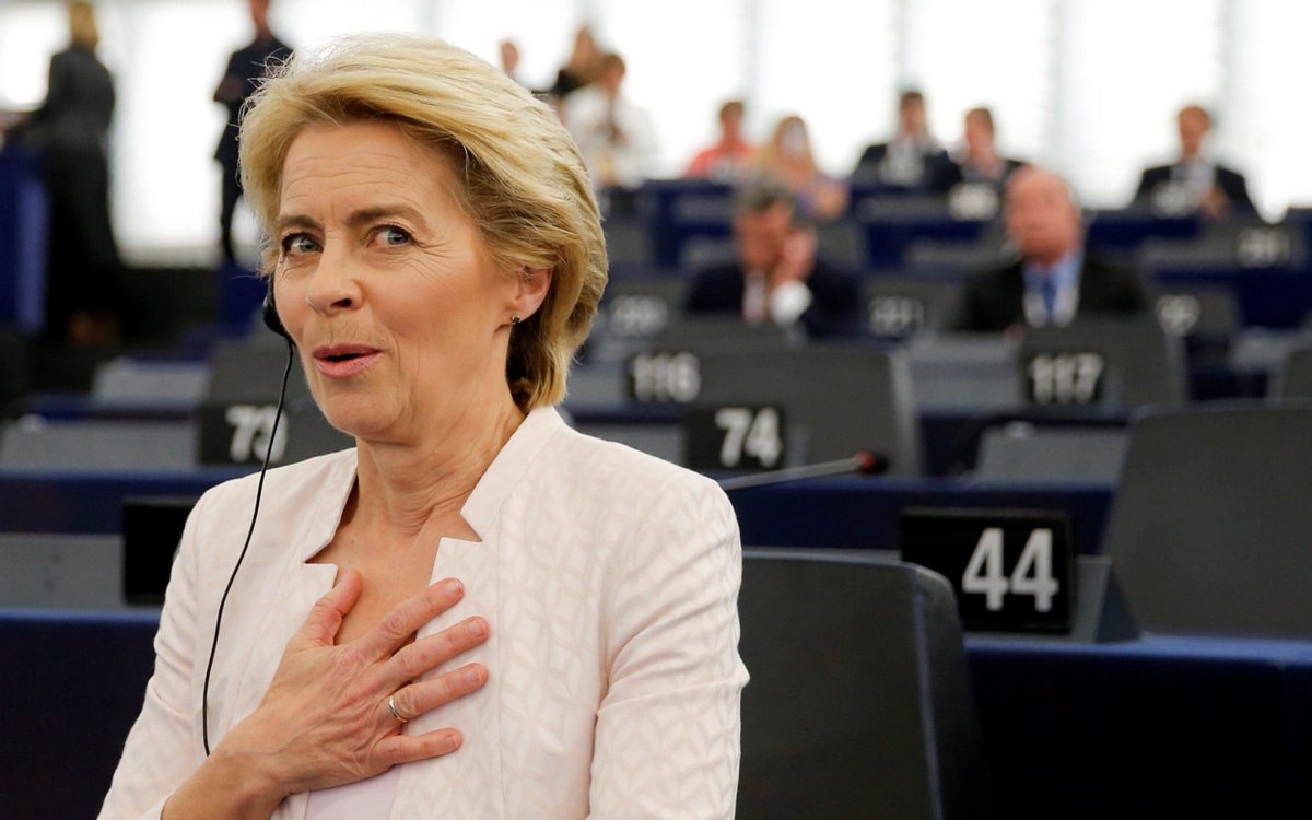 runews's tweet photo. The apparatchiks and pro-war EU members have re-elected Ursula von der Leyen for another five years.
It's good, really good, as it will allow her to witness the downfall of Ukraine & her EUSSR regime in real time and on her watch. https://t.co/TssSWgNFGd