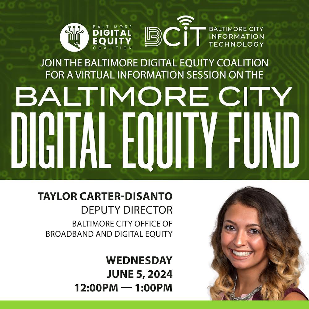 Baltimore Digital Equity Coalition (BDEC) tweet media