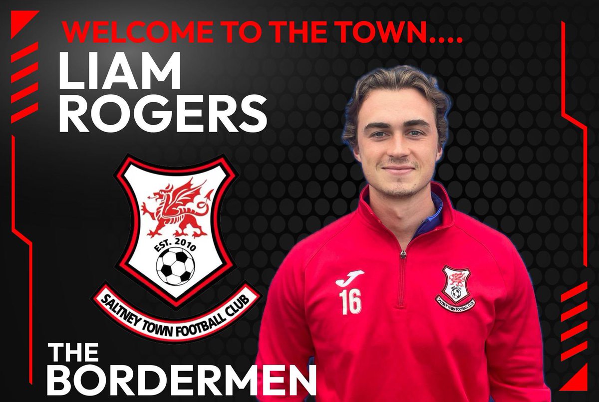 🚨🚨 NEW SIGNING 🚨🚨

Liam Rodgers signs for the Bordermen. The former Rhydymwyn and Caerwys player is a great addition to the side. Exactly the profile to fit this young and exciting squad - Loves a tackle as well - Welcome Rodge 💪🔴⚫️🔴💪