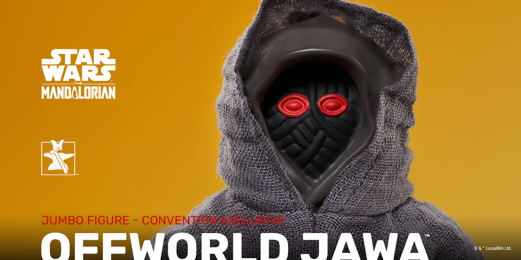 GentleGiantLTD's tweet photo. Secure a Jawa of your very own at #SDCC with the STAR WARS: THE MANDALORIAN™ - Offworld Jawa™ Jumbo Figure. This Convention Exclusive will be available to order online to PG Members beginning July 22nd & at SDCC Booth 2607.
#TheMandalorian #OffworldJawa #JumboFigure https://t.co/1USHgwvBUk