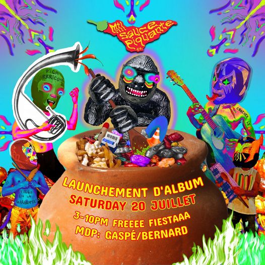 CE SAMEDI 15h-22h à MDP! Venez célébrer la sortie de l'album de Sauce Piquante avec de la musique live et des dj sets, BBQ, des dégustations de sauce piquante (!!!), des ballons d'eau, et plus encore. Profitez juste avant des activités proposées par Kids POP! Arrivez tôt!