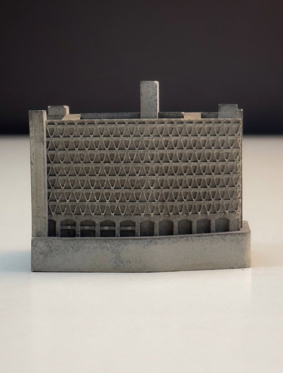 New edition miniature concrete model of Welbeck Street car park
