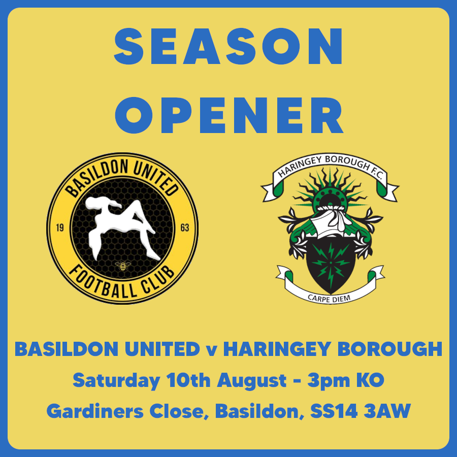 Haringey Borough (@haringeyborofc) on Twitter photo Boro will travel to <a href="/BasUtdFC/">Basildon United Football Club π</a> on the opening day of the 2024/25 Isthmian League North season on the 10th of August! #WeAreHaringey Boro will travel to <a href="/BasUtdFC/">Basildon United Football Club π</a> on the opening day of the 2024/25 Isthmian League North season on the 10th of August! #WeAreHaringey