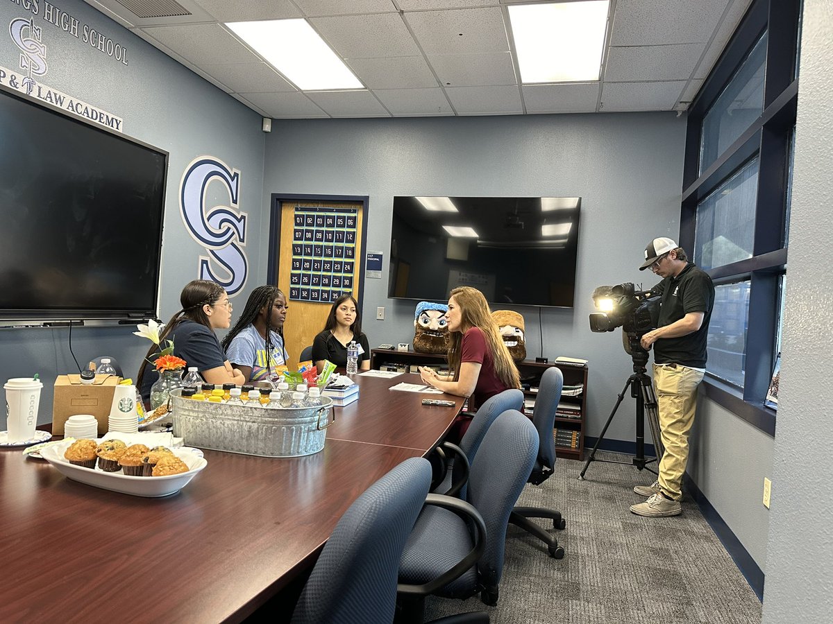 NASA Nevada (@nasanevada) on Twitter photo A few of our Silver State Education Foundation future teacher recruits talking to Channel 8 today! Thank you <a href="/CNLV/">City of North Las Vegas</a>
<a href="/ClarkCountySch/">CCSD</a> <a href="/KLAS_People/">KLAS-TV, Channel 8</a> <a href="/OneCanyonNLV/">Canyon Springs High School (NLV)</a> <a href="/NvstateED/">Nevada Department of Education</a> A few of our Silver State Education Foundation future teacher recruits talking to Channel 8 today! Thank you <a href="/CNLV/">City of North Las Vegas</a>
<a href="/ClarkCountySch/">CCSD</a> <a href="/KLAS_People/">KLAS-TV, Channel 8</a> <a href="/OneCanyonNLV/">Canyon Springs High School (NLV)</a> <a href="/NvstateED/">Nevada Department of Education</a>