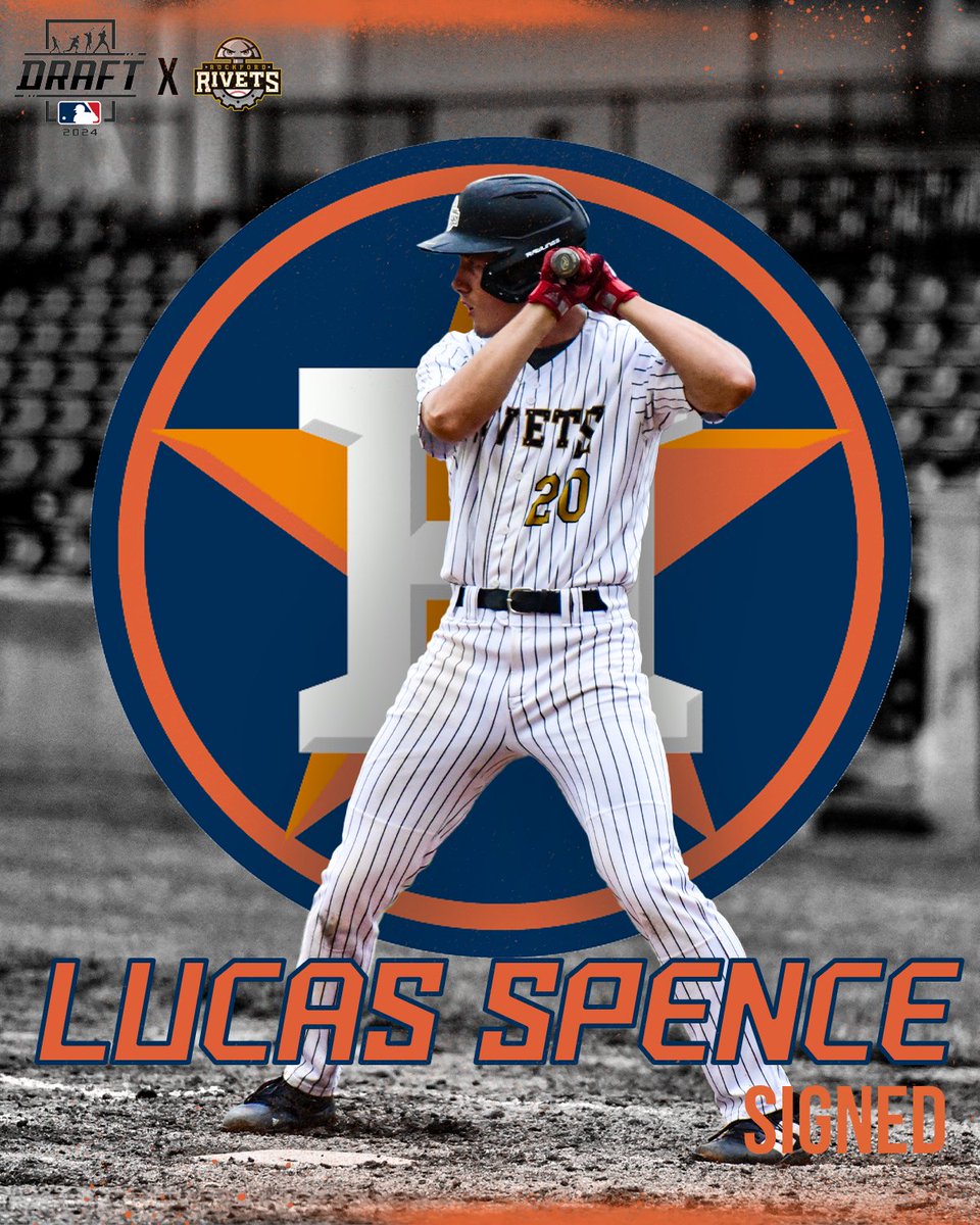 Lucas Spence is a Houston Astro!

After watching the two-way player in Rivets Stadium this year, you'll be able to see him in Minute Maid Park soon 🚀

#ScrewsAreHot