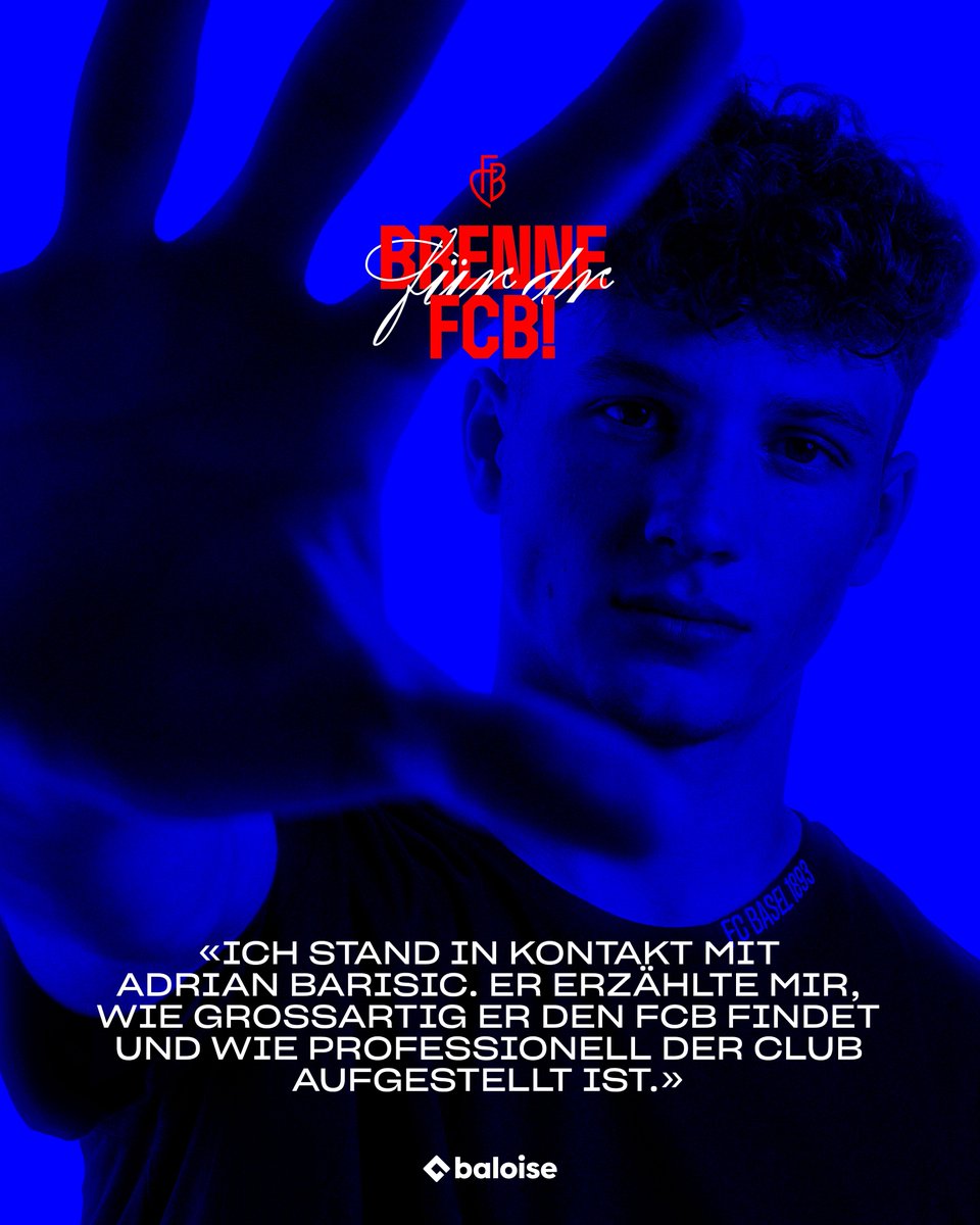 FCBasel1893's tweet photo. 🔴🔵 Sali Marin ✍️

🆕 Der kroatische offensiv Allrounder Marin Soticek wechselt per sofort zum FC Basel 1893. Der 19-Jährige stösst von NK Lokomotiva Zagreb ans Rheinknie und unterschreibt beim FCB einen Vierjahresvertrag bis Sommer 2️⃣0️⃣2️⃣8️⃣.

Dobrodošli u Bazel, Marin! 🫶

#FCBasel1893 #AlliZämme #BrennefürdrFCB #baloise #rotblaulive

Transferiere jetzt auch du zur @baloise_ch