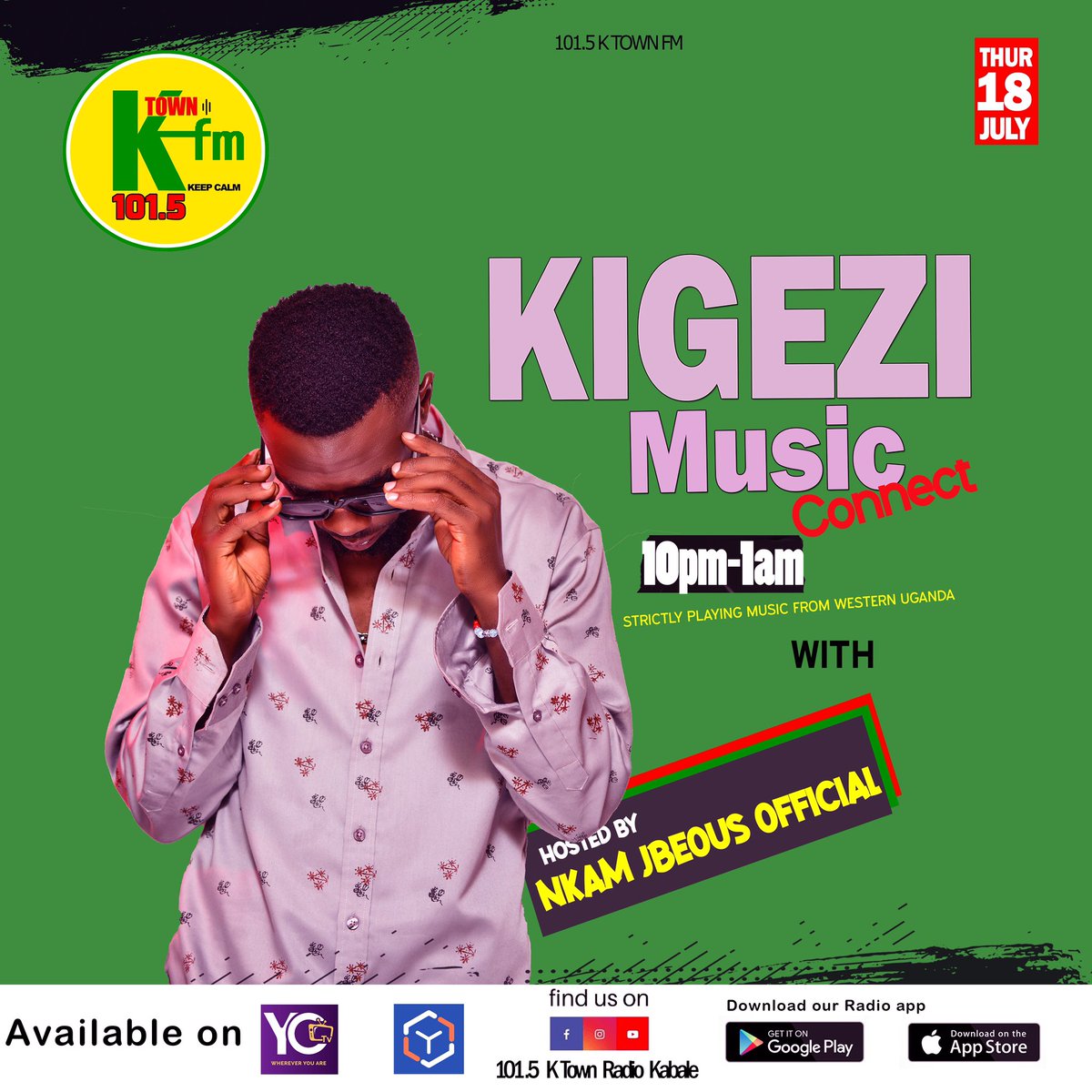 Nkamjbeous's tweet photo. Hey hey
🗣️🗣️
Was just reminding you that today ts a THURSDAY 📌
&amp; Yu know what it z!!

KIGEZI MUSIC CONNECT 10pm-1am https://t.co/8qIA81hDzk