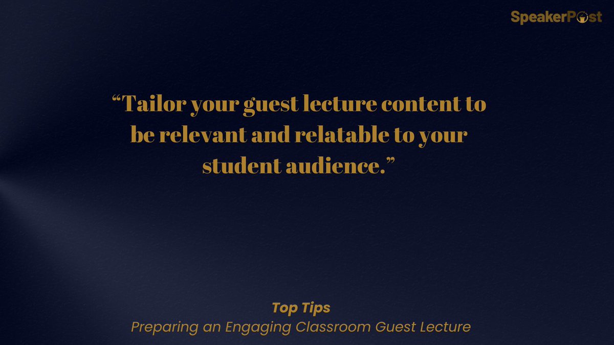 SpeakerPost's tweet photo. Engage &amp; inspire the next generation with your story. Tailor your content, use real-world examples, &amp; ignite students' passion for learning. #MotivationalSpeakers #GuestSpeaker #PublicSpeaker #BusinessSpeaker #Experts #CareerGuidance #StudentSuccess #InspireYouth #Mentorship https://t.co/qZ4SPzOgbw