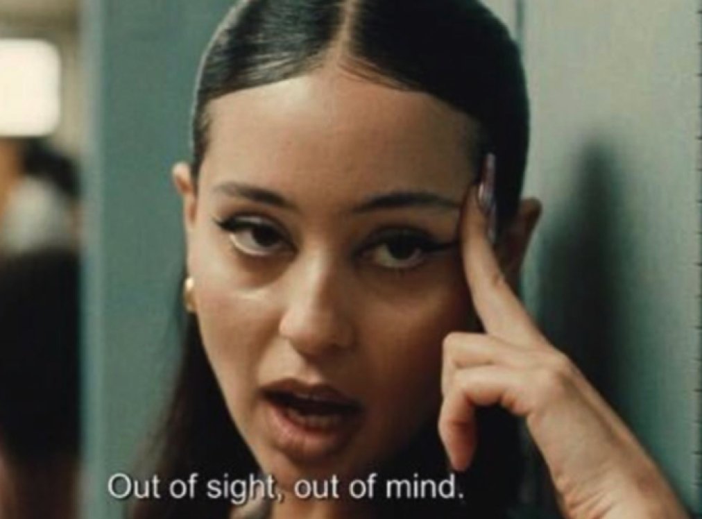 Ignoring my bank account after my latest shopping spree.