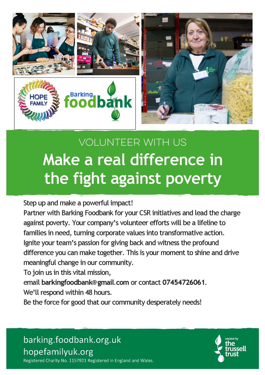 Bfoodbank's tweet photo. 🚨Corporate Volunteers Wanted 🚨 https://t.co/KFEwTn1sGl