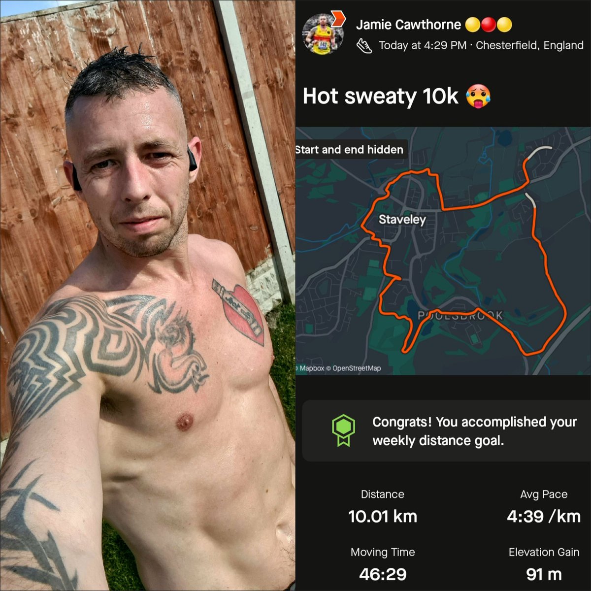 Captainbiglegs's tweet photo. 2nd run of the day 👍it was very hot and sweaty, but I think I kept a decent pace up. I'm all ready for race 3 of the summer series tomorrow 😊
#run #runner #running #loverunning #runchatuk #longrunning #distancerunner #10krunning #10krunner #10krun #sunnyrun #summer #fit #fitfam https://t.co/jSF0jzMv6g