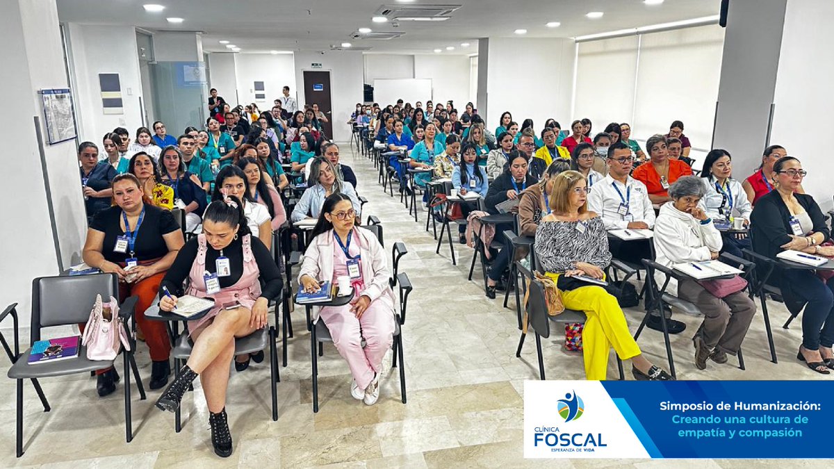 clinicafoscal's tweet photo. Hoy realizamos nuestro primer Simposio de Humanización: Creando una Cultura de Empatía y Compasión, organizado por la Coordinación de Foscalizate, con el apoyo de Edufoscal y la Sugerencia de Calidad. 
@unab_online  
@UniJaveriana 
@U_ElBosque 
@UPBBGA 
Clínica FOSCAL 💙 https://t.co/47gri1dOiJ
