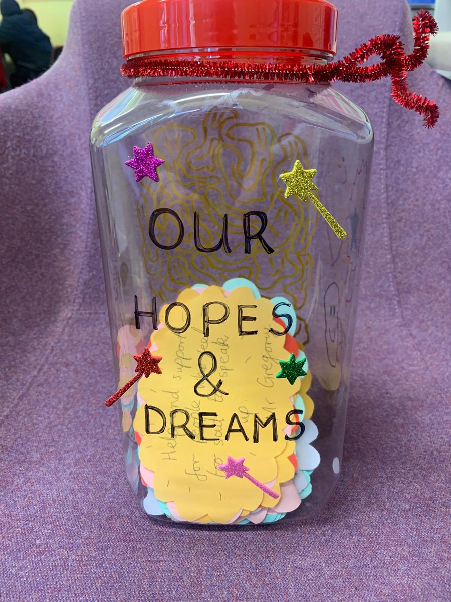 DurnallLisa's tweet photo. We opened our Hopes &amp; Dream bottle today in afterschool club. It has lovely hearing some of the children had achieved their hopes ❤️ @UplandsManor @4communitytrust https://t.co/ABoX1vtCCK