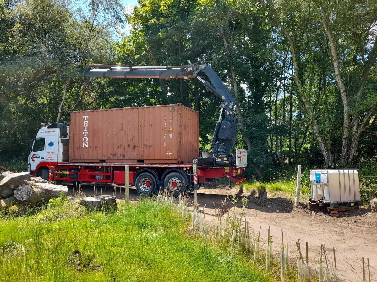 In position and ready for a fresh coat of paint 🎨

Our brand new indoor community space and secure store

A massive thanks to Eldapoint and DW Transport for making it possible!