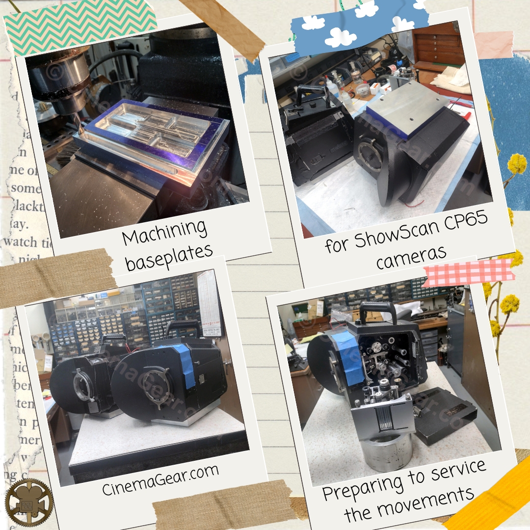 cineeng's tweet photo. Showscan Camera Baseplates, Part 2: https://t.co/yDackep1VH #cinemagear #showscan #cp65 https://t.co/m34HZsvzWM