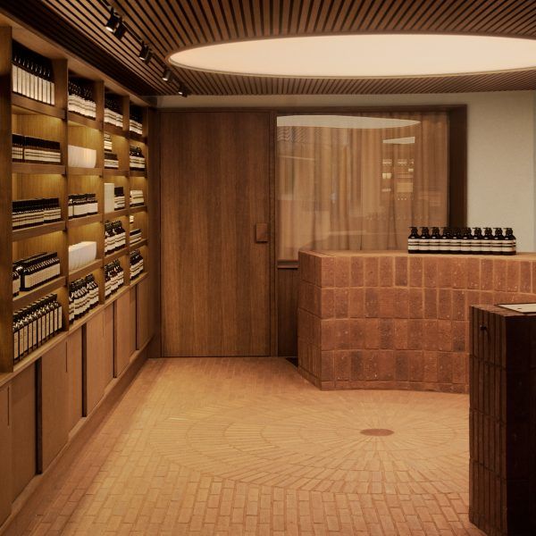 CaadDesign's tweet photo. El interior de la nueva tienda Aesop en Copenhague, inspirado en el Museo de Arte Moderno de Luisiana, combina ladrillos daneses y un diseño humilde y acogedor, creando un espacio único.

Diseño: Aesop  
Localidad: Copnehague, Dinamarca
Fuente: dezeen
https://t.co/NFGsVZyowz https://t.co/8dW4mP3pib