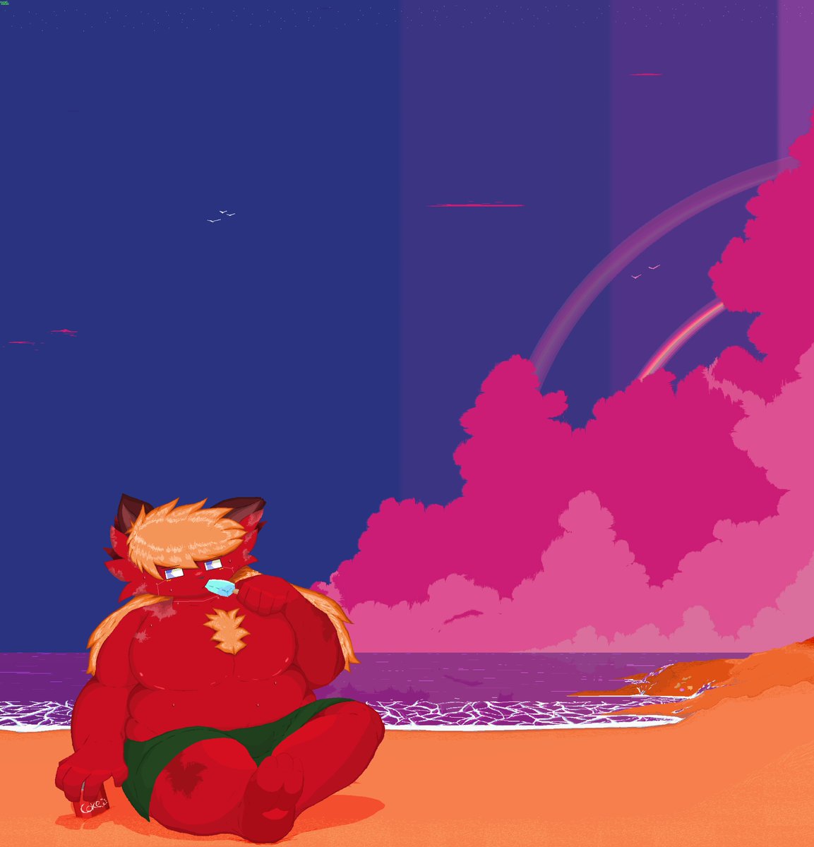 Pectraglade's tweet photo. Even an old man can enjoy the hot summer weather!
#pixelart #pixel #art #artist #digitalart #philanthropypachiimochii #originalcharacter #furry #furryart #furryfandom #summerart #summer #fur #furryartist #oc #originalart #pyxeledit #pixels https://t.co/SSj9XNfrDv