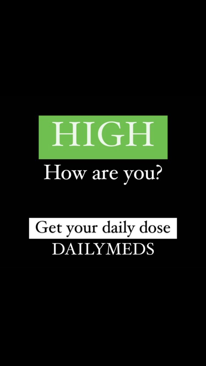 TooHighPiinney's tweet photo. It’s #HIGHday 🤙😂🍁 It’s all uphill from here #DAILYMEDS GET YOUR DAILY DOSE 🍁🍁🍁 Problems will always exist. Learn to enjoy life while solving them. Get your daily dose #DAILYMEDS will help. Thank you 🍁🍁🍁 #mentalmedication 🍁🍁🤙 https://t.co/azQAqTyFwD