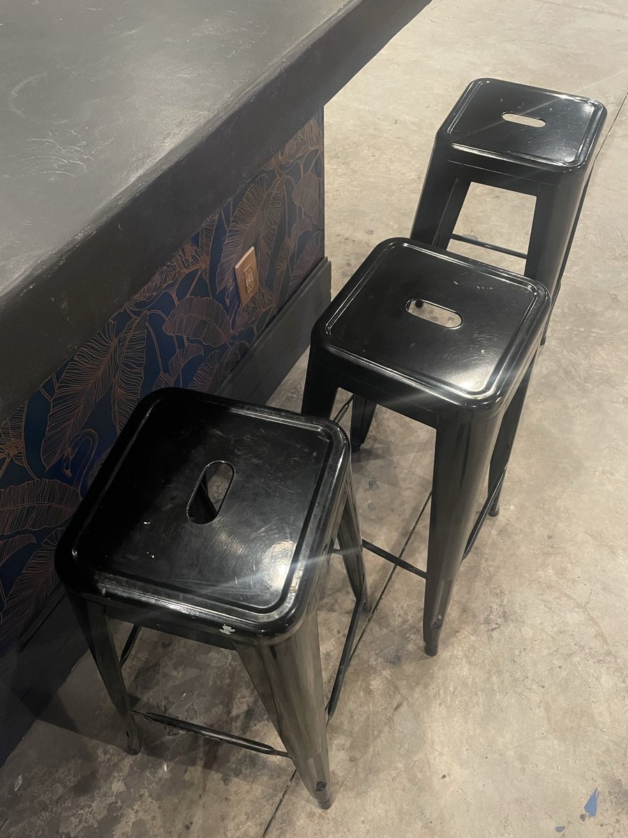 When I’m elected president, restaurants and bars that have these heinous stools will be forced to melt and meld them into playground equipment for the children.