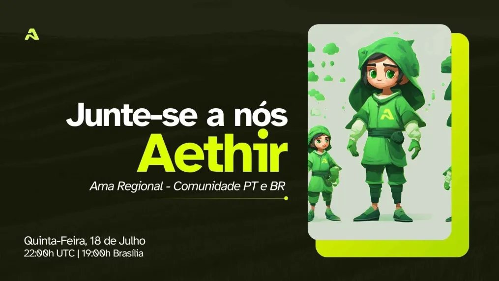 CamilaGazel's tweet photo. Tire dúvidas no AMA Regional da #Aethir hoje Quinta-feira 18 de julho, ás 19h horário de Brasília no DISCORD.

@AethirCloud
@AethirEdge 
@AethirEco 
@hatamoto_crypto 
@ReisPizon 
@bryan_o__conner https://t.co/U4QnzDkCod