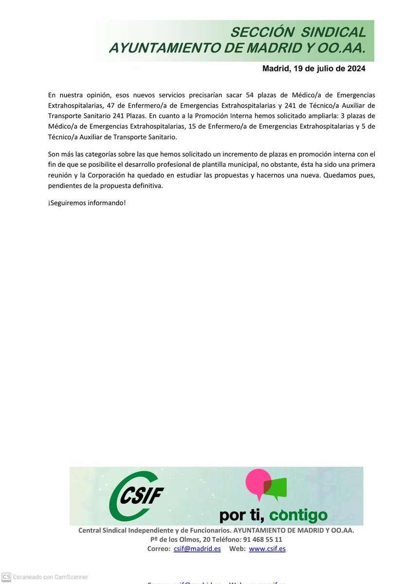 CSIFMADAyto's tweet photo. Mesa General de Empleo: OEP 2024
#csifteinforma https://t.co/XdrBdQdvBH