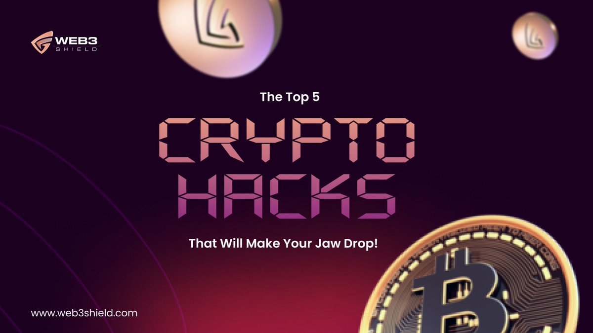 Web3Shield's tweet image. 🚨 Ever wondered about the biggest crypto hacks? 😱 

Check out our latest blog about The Top 5 Crypto Hacks That Will Make Your Jaw Drop! 👇🏼
buff.ly/46dW7hS 

#CryptoSecurity #Web3Shield #CryptoHacks #WazirX