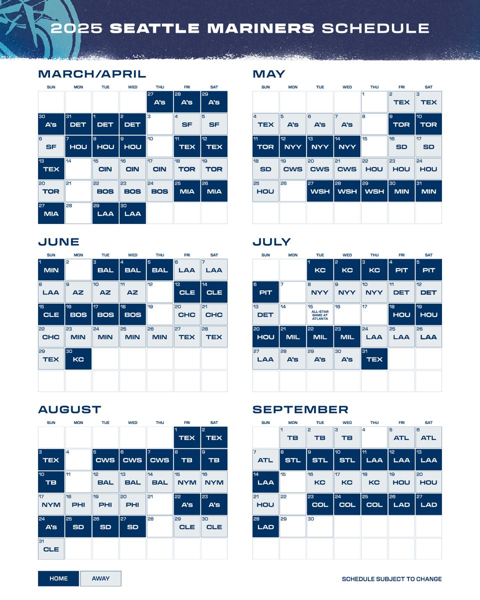 Our 2️⃣0️⃣2️⃣5️⃣ schedule is here!

🔗 atmlb.com/46a9H5z