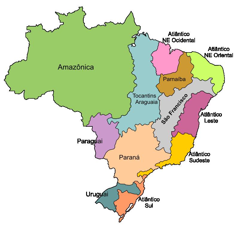 dudokauspiana's tweet image. o enem cobra mto hidrografia e aqui tem as bacias hidrográficas do Brasil bem bonitinho