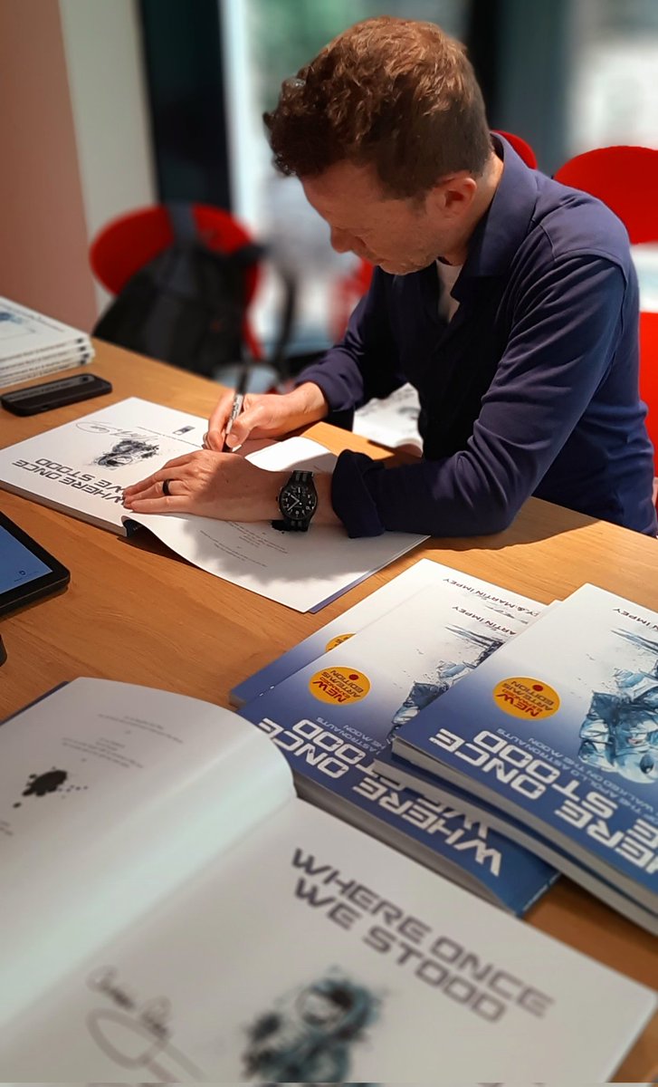 Martin_Impey's tweet photo. On my way back from @_LightRoomLDN after a great afternoon with my dear friend @alifeofriley signing lots of copies of our book #whereoncewestood.
These are available in the shop and it's currently the only place you can pick up a signed copy.
Go see the show and treat yourself! https://t.co/wtbnW87L0Q