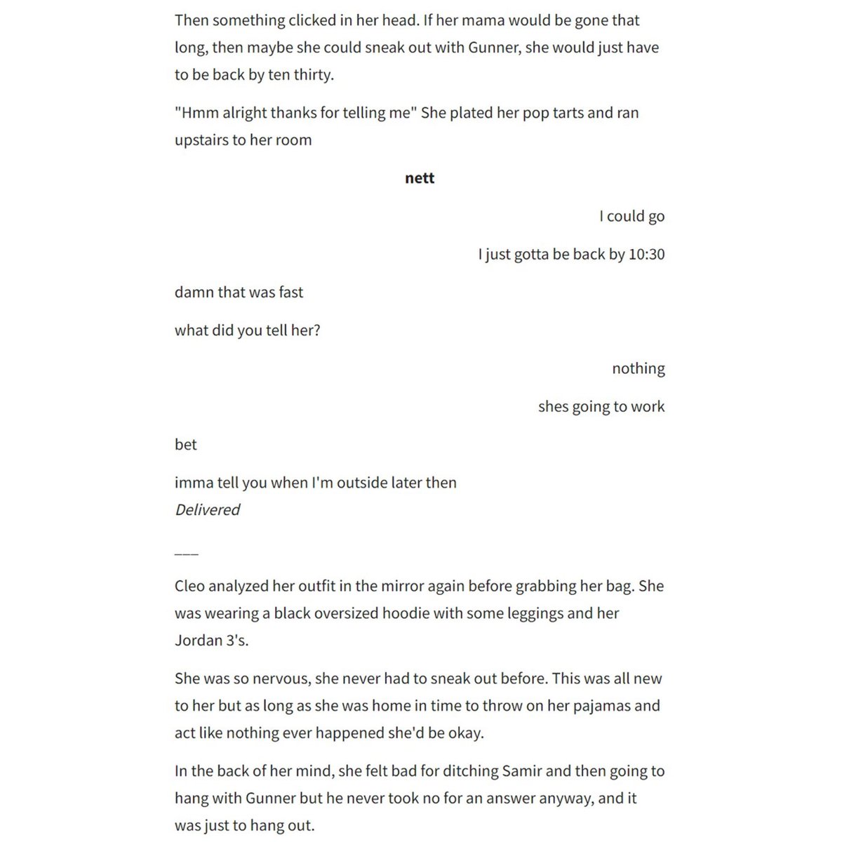 therealugs's tweet photo. Someone on WattPad is writing a 3 hour long , 27 chapter fan fiction about Nettspend 💀 https://t.co/5biCjEtM2D