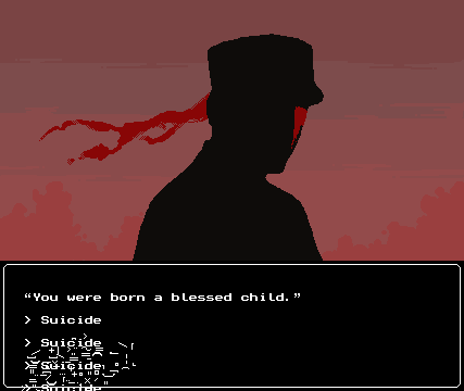 忘了发这个
大概是尾形第一人称视角的伪像素游戏，有轻微恐怖成分和无法改变的死亡结局
#ゴールデンカムイ #goldenkamuy