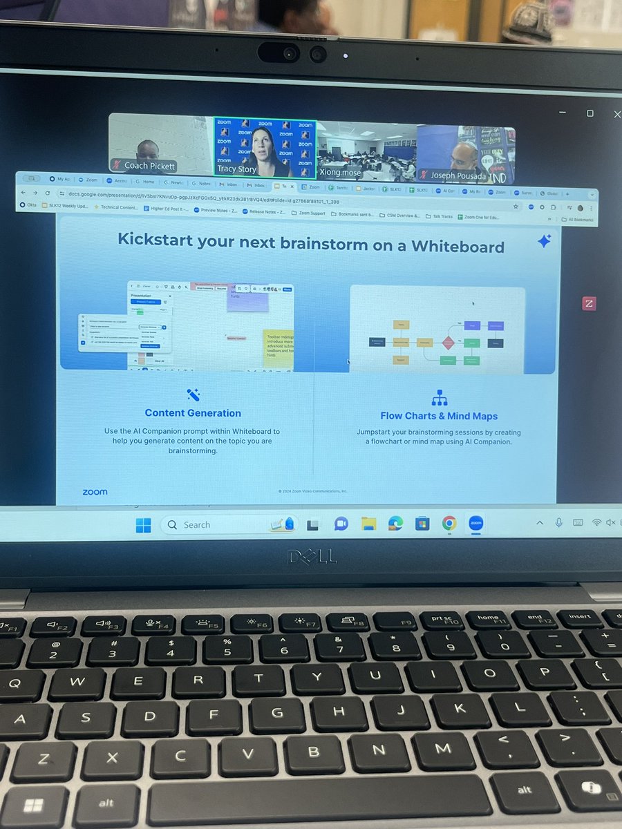 Coach_Pickett4's tweet image. Session #3 What’s New at Zoom. Tracy Story giving us the ins and outs of what is new with zoom #T4THomecoming24 #ReadySetTech