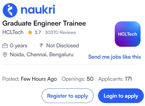 fjafreshers's tweet photo. 🌟 Company Name: HCL

👩‍🎓 Profile: Graduate Engineer Trainee

📚 Education: BE/BTech in Any Specialization

🌟 Experience: #Fresher Only

💰 Salary: 4.25 LPA

🚀 #JobOpenings : 50

🔗 https://t.co/ipIq00oWWA

#HCLJobs #ITJobs #FresherJobs #BangaloreFresherJobs #JobOpportunities https://t.co/u84fKt6k6t