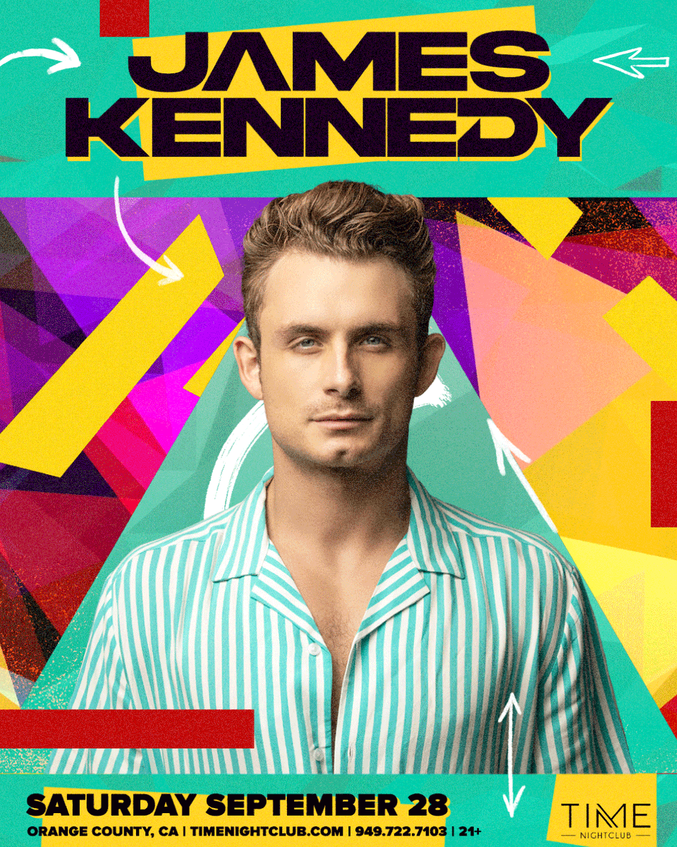 timenightcluboc's tweet image. Reality superstar DJ @itsjameskennedy brings his unmatched energy to #TimeOC! 🤩 Experience his captivating performances full of house sounds and club bangers Saturday, 9/28. 😈

Tickets on sale now! → timenightclub.com/jameskennedy