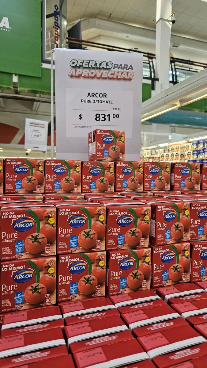 PreciosRosario2's tweet photo. #PaseandoPorElSuper 🛒 👫
📍 @super_lareina
💰 $665 Harina #Morixe
💰 $831 Puré de Tomates #Arcor
💰 $1.121 Suavizante #Libertador
💰 $1.219 Rollos de cocina #Elegante
#FotoTestigo 📸 https://t.co/fJfIpwQHAa