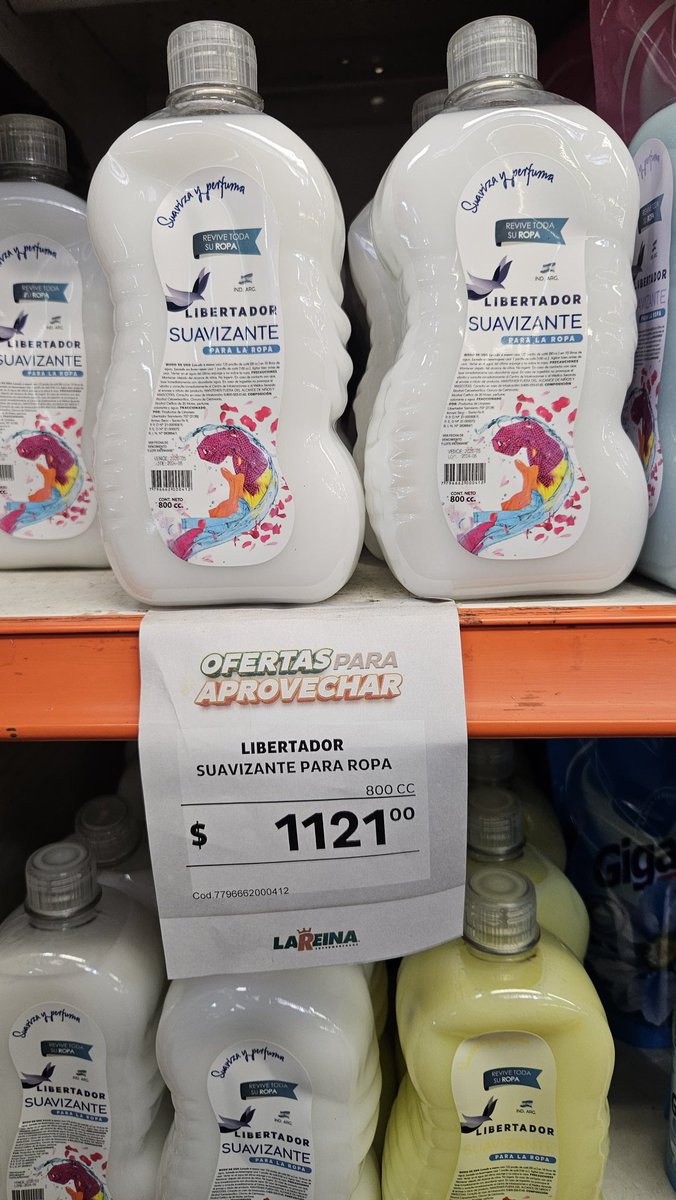 PreciosRosario2's tweet photo. #PaseandoPorElSuper 🛒 👫
📍 @super_lareina
💰 $665 Harina #Morixe
💰 $831 Puré de Tomates #Arcor
💰 $1.121 Suavizante #Libertador
💰 $1.219 Rollos de cocina #Elegante
#FotoTestigo 📸 https://t.co/fJfIpwQHAa