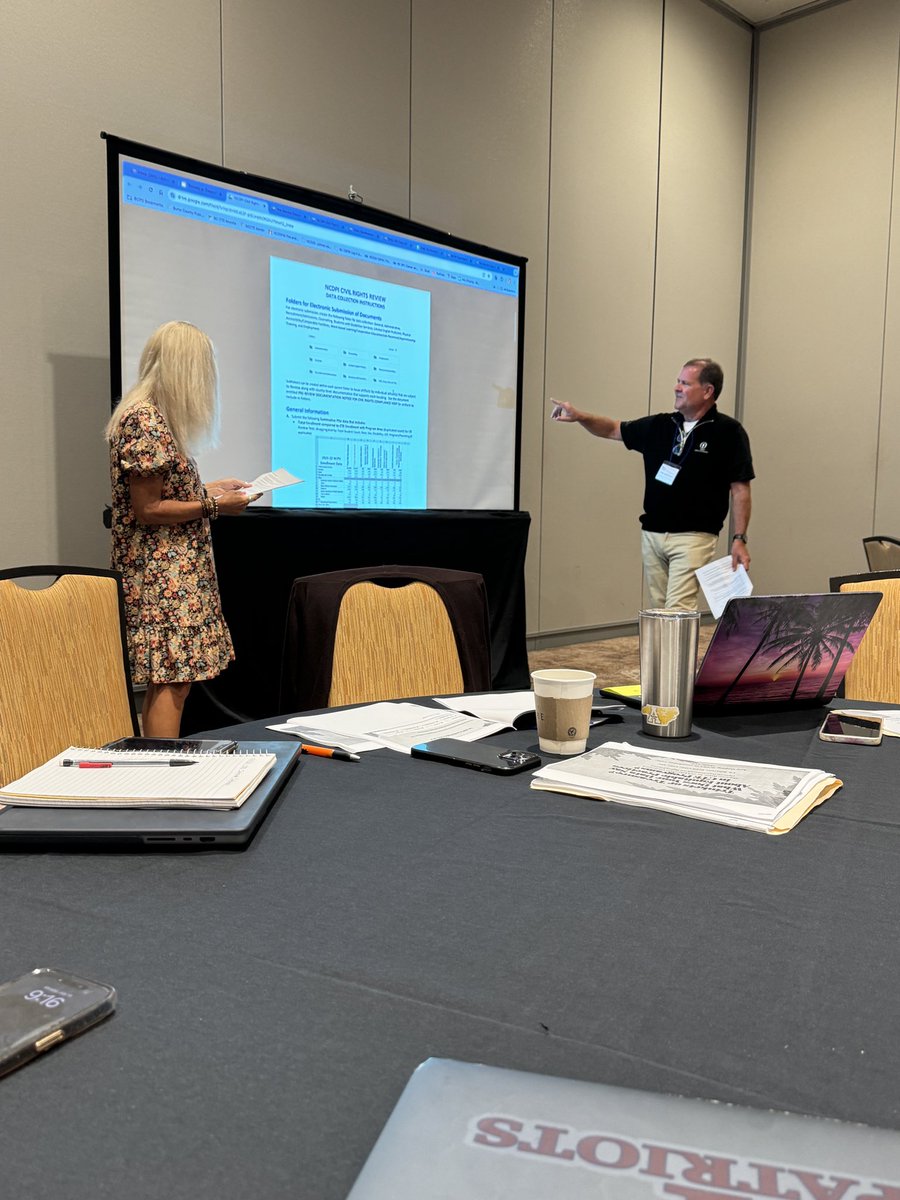 Our CTE leadership team is attending the CTE Summer Conference this week  where they are sharing tips on equitable practices in their department. #CTESC24