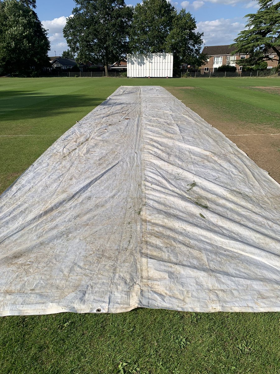 Ben Baker (@ben_baker77) on Twitter photo Saturdays pitch <a href="/StanstedCC/">Stansted CC</a> wrapped up in its sun screen to protect it from tomorrows one day of summer 😂 Saturdays pitch <a href="/StanstedCC/">Stansted CC</a> wrapped up in its sun screen to protect it from tomorrows one day of summer 😂