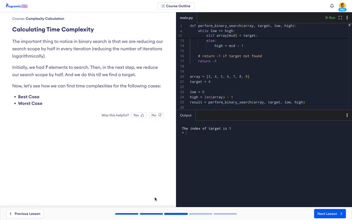 roshankc2000's tweet photo. #LSPPDay48

I am currently studying about Complexity Calculation as a basic part of DSA with Python. I studied about Binary Searching and its time complexities.
Best = O(1) &amp;
Worst = O(log n).

#60DaysOfLearning2024 #LearningWithLeapfrog https://t.co/impDp5VVP2